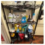 CCS051-Adjustable Four Shelf Metal Rack with Wheels CCS051-Adjustable Four Shelf Metal Rack with Wheels