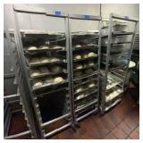 CCS070 3 Metal Rolling Carts And Trays  CCS070 3 Metal Rolling Carts And Trays