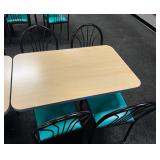 CCS083 Wood Laminate Table + 4 Chairs CCS083 Wood Laminate Table + 4 Chairs