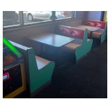 CCS129 3 Booths + 2 Tables (makes 2 complete booths) CCS129 3 Booths + 2 Tables (makes 2 complete booths)