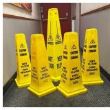CCS138 - Set Of Wet Caution Signs CCS138 - Set Of Wet Caution Signs