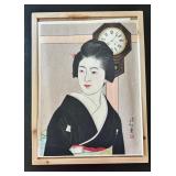 KFE010 - Shinsui Ito “Bonbon Clock” Woodblock Reprint