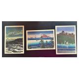 KFE019 - Set of 3 Kawase Hasui Woodblock Prints