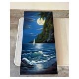 KFE042- Oil Painting Of Beach