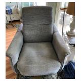 HKM002 - Grey Fabric Recliner  HKM002 - Grey Fabric Recliner