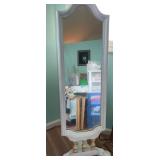 HKM060 - Elegant White Full Length Mirror  HKM060 - Elegant White Full Length Mirror