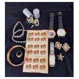 HKM066 - Vintage Jewelry - Watches, Rings, Bracelets, Cameo & More HKM066 - Vintage Jewelry - Watches, Rings, Bracelets, Cameo & More