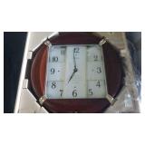 HKM082- Seiko Melodies In Motion Music Wall Clock QXM154BRH HKM082- Seiko Melodies In Motion Music Wall Clock QXM154BRH