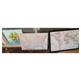 KSG066-Magnet Board Maps and Ship Painting KSG066-Magnet Board Maps and Ship Painting