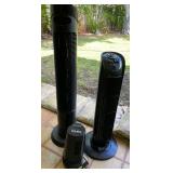 KSG081 - Three Tower Fans - Tall, Medium, Small KSG081 - Three Tower Fans - Tall, Medium, Small