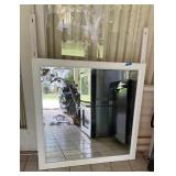 KSG084 - Large White Framed Mirror  KSG084 - Large White Framed Mirror