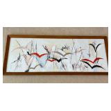KAS005- Hand Painted Birds And Flowers