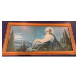 KAS008-Framed print of Jesus at Gethsemane