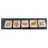 KAS041-Assorted Dish Plate Set with Asian prints