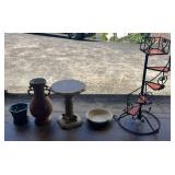 KAS067 Decorative Ceramic Vases and Bowl + Decorative Tables
