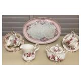 CMS014 Vintage Fine China Tea Set