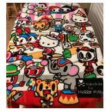 CMS027 Tokidoki X Hello Kitty Plush Blanket Large