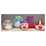 CMS036 Five Adorable Squishmallows Plushies