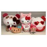 CMS037 Five Hello Kitty & My Melody Plushies