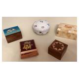 CMS051 Five Beautiful Trinket Boxes