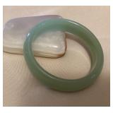 CMS076 Lake Green Jade Bangle Bracelet New