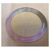 CMS088 Pink & Green Jade Bangle Bracelet New