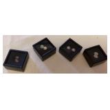 CMS091 Four Pairs Of Gorgeous Opal Stones New