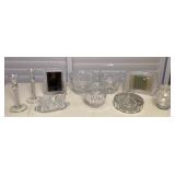 CMS097 Elegant Crystal & Pressed Glass Decor