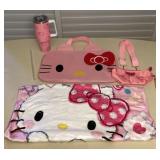CMS137 Hello Kitty Bags, Blanket & Travel Mug New