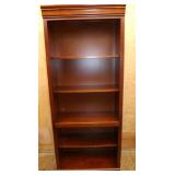 KLE005 Another Tall Mahogany Book Shelf