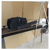 KLE050 Aluminum Easel, Useful Bags, Wine Cooler & Plant Dolly