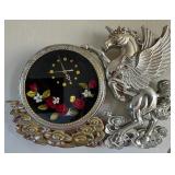 AAA008 - Vintage Pegasus Wall Quartz Clock
