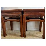 AAA014 - Pair of Vintage Wood End Tables/Plant Stands
