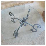 AAA022 - Glass Topped Coffee Table 