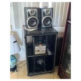 AAA066 Panasonic Sound System With Audio Component Rack