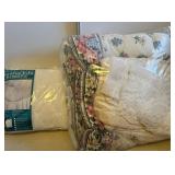 AAA156 - Mattress Pad and Flower Comforter