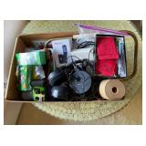 AAA180 - Mystery Lot-Headphones, Cell Phone, Vitamin Holders, Etc 