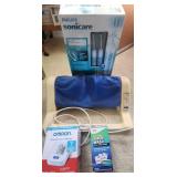 AAA189 - BP Monitor, Foot Roller & SonicareToothbrus