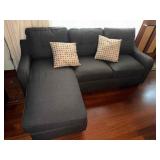 AAE401 L-Shaped Sofa with Two Extra Pillows