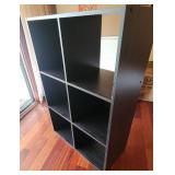 AAE415 - Dark Brown 6-Compartment Book Shelf