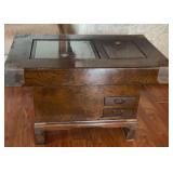 NFF009- Vintage Wood Japanese Hibachi / Korean Tea Cabinet