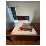 NFF028 Queen Mattress With Frame And King Comforter Set