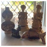 NFF032 - Wood Carved Decorative Pieces