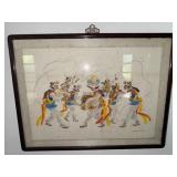 NFF063 Framed Korean Watercolor Painting