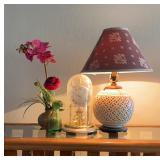 NFF122- Vintage Home Decor Items W/lamp 