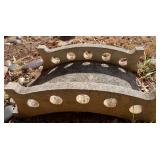NFF129 - Concrete Bridge Display For Your Garden 