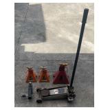 KKS002 - Hydraulic Floor Jack, Jack Stands, And Truck Hitch KKS002 - Hydraulic Floor Jack, Jack Stands, And Truck Hitch