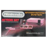 KKS055 Vintage Complete NES Nintendo Entertainment System (ACTION SET) + NES MAX controller  KKS055 Vintage Complete NES Nintendo Entertainment System (ACTION SET) + NES MAX controller