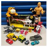 HST021- Vintage 90’s Toys! Helicopter & Cars  HST021- Vintage 90’s Toys! Helicopter & Cars