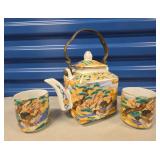 HST239 - Asian Porcelain Tea Set HST239 - Asian Porcelain Tea Set